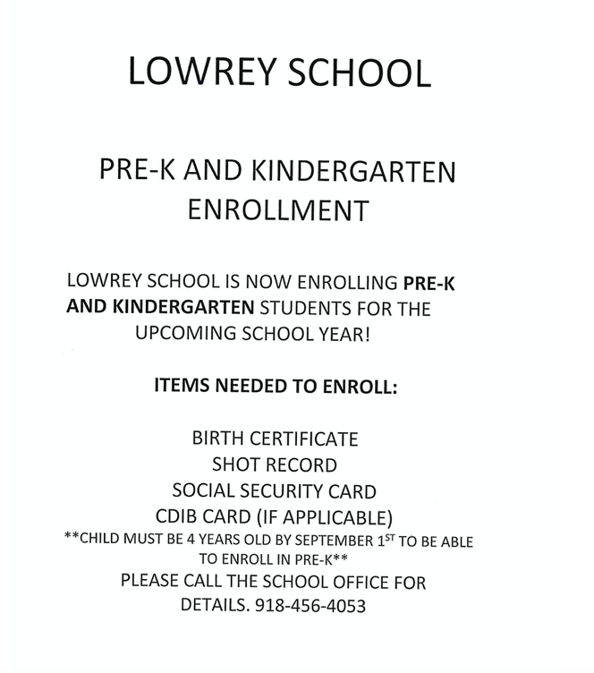 Pre-K and Kindergarten Enrollment